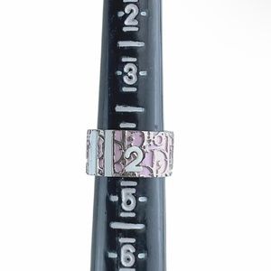 Dior pink trotter ring